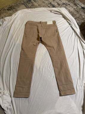 Scotch & Soda Ralston Slim Fit Twill Jeans in Khaki Brown Size 30/30